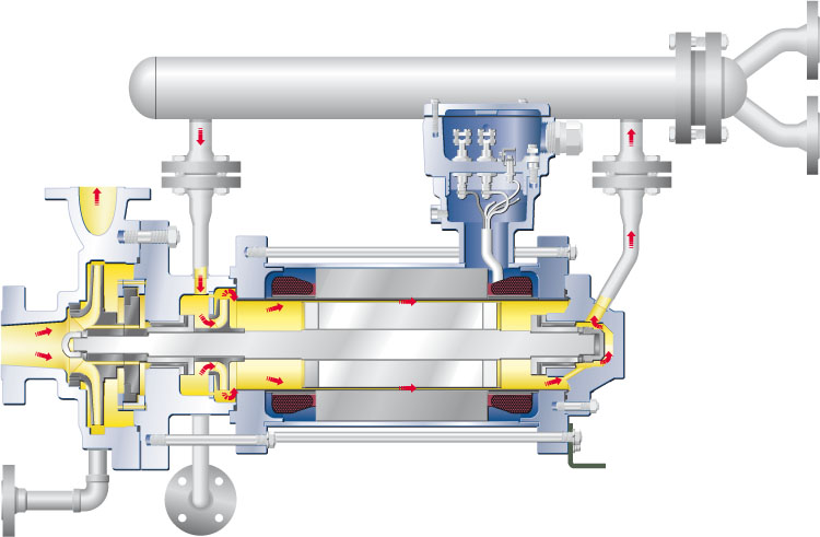 Pompe à rotor noyé CNPK API 685