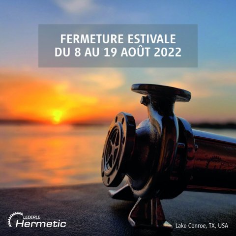 Fermeture estivale 2022